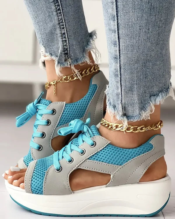 Elegante Lace-up Sandalen