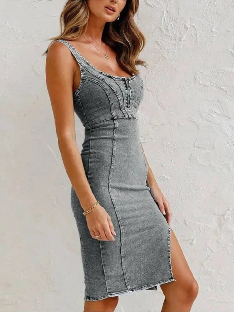 MARA - Denim jurk