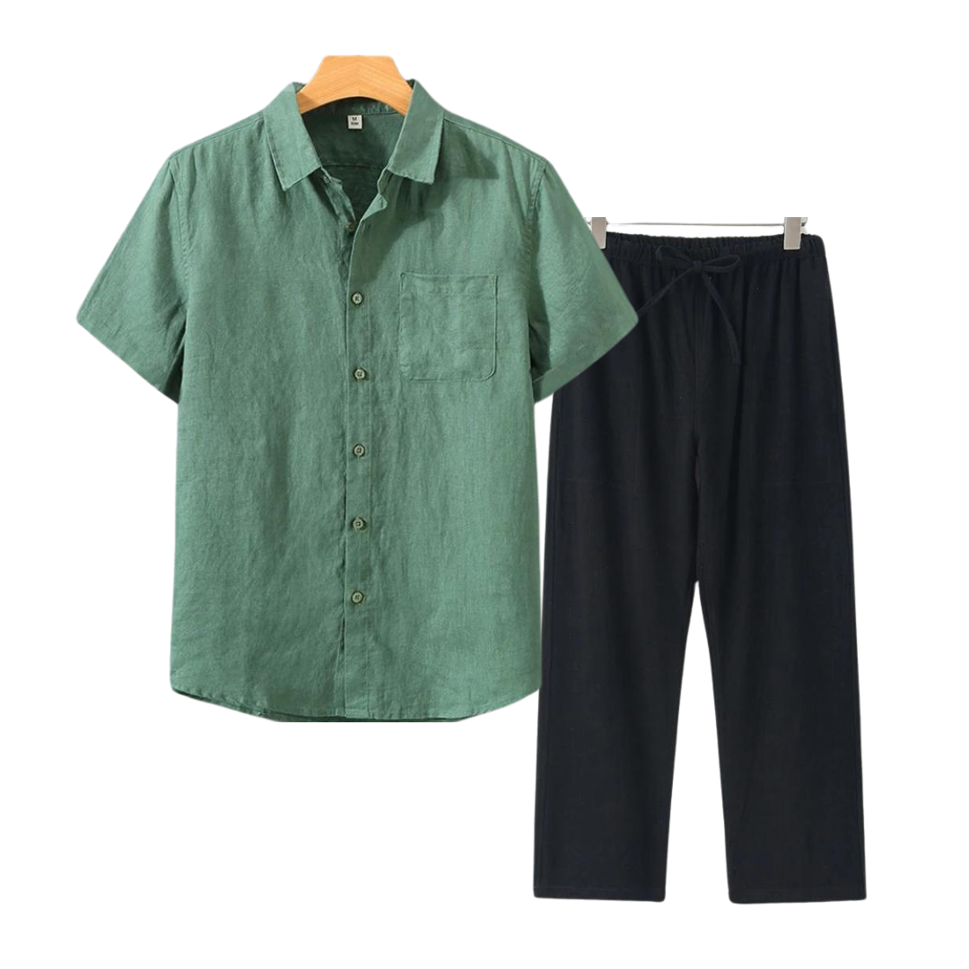 NIXLY LINEN COMBO (SHORTSLEEVE)