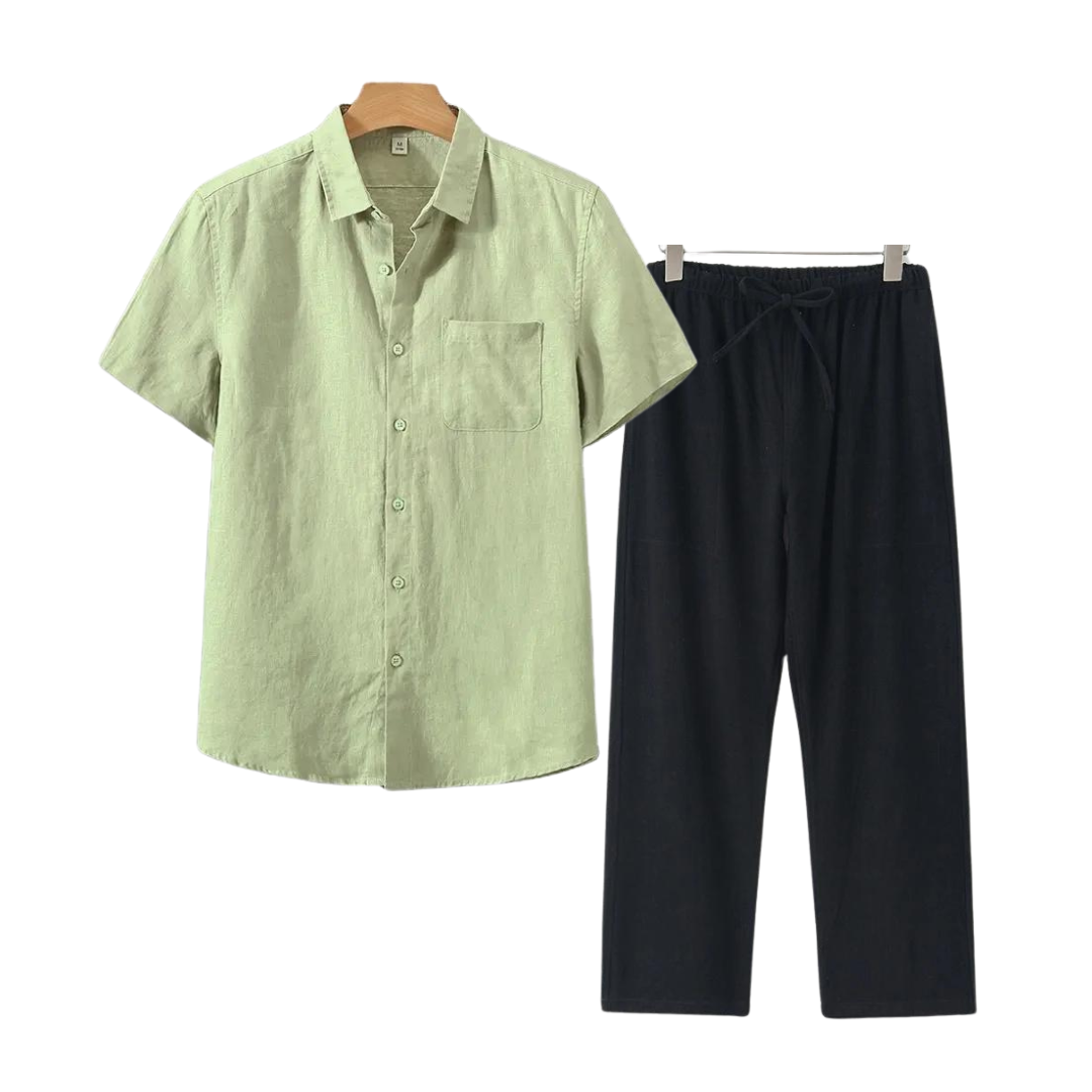 NIXLY LINEN COMBO (SHORTSLEEVE)