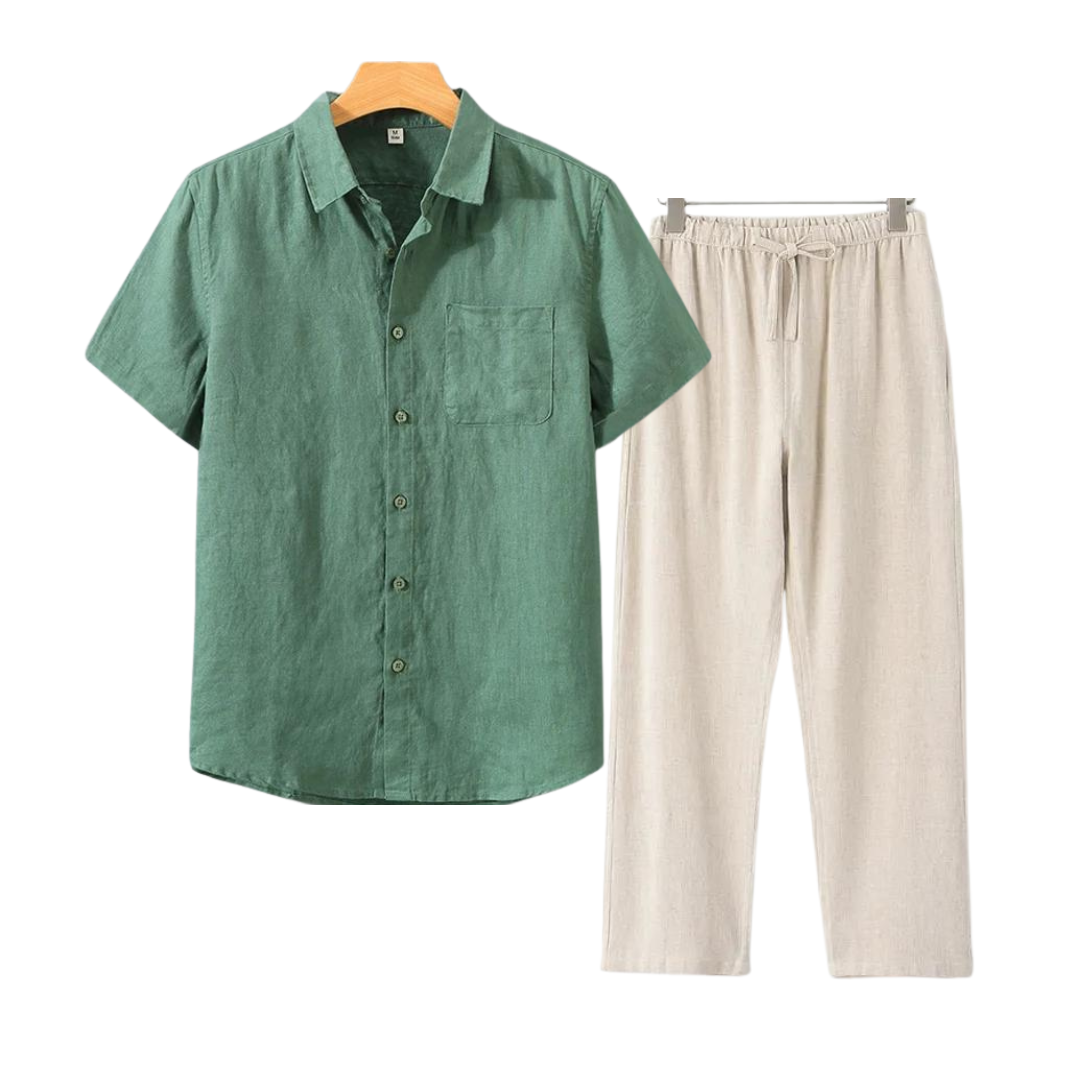 NIXLY LINEN COMBO (SHORTSLEEVE)