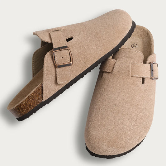 Nixly Suede Clogs